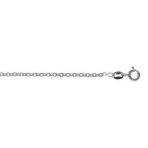 CHAINE FORCAT 2MM 45CM VEIL ARGENT