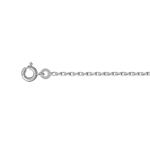 CHAINE FORCAT 2MM 50CM ARGENT RHODIÉ