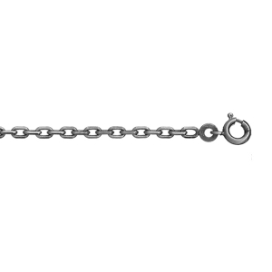 CHAINE FORCAT 2.5MM 55CM VEIL ARGENT