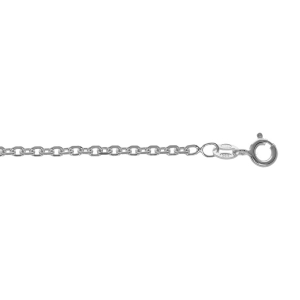 CHAINE FORCAT 2.5MM 55CM VEIL ARGENT