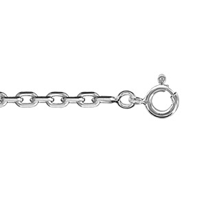 CHAINE FORCAT 2,7MM 55CM ARGENT