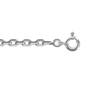 CHAINE FORCAT 2,7MM 60CM ARGENT