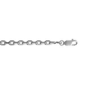 CHAINE FORCAT 2,7MM 60CM ARGENT RHODIÉ