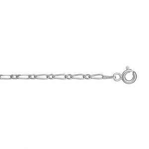 CHAINE ARGENT ENFANT 1+1 2MM 35+2CM