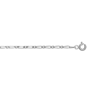 CHAINE ARGENT ENFANT 1+1 2MM 35+2CM