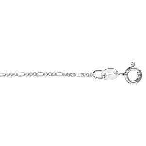 CHAINE ARGENT 1+3 EN 1,40 MM 40CM