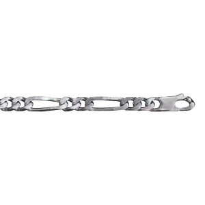 CHAINE 1+2 5MM 50CM ARGENT VEIL ARGENT