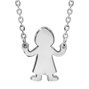COLLIER ARGENT PASSIVE GARCON 40+4CM