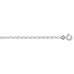 BRACELET CHEVAL 2 MM 18 CM  ARGENT