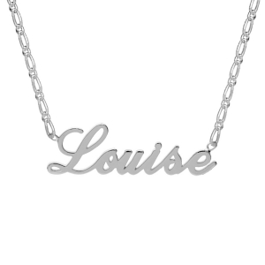 COLLIER GROS MODELE  1+1 DECOUPE ANGLAISE 43CM REGLABLE 40CM