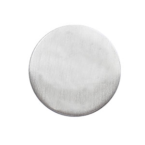 PIN'S ROND A GRAVER 20MM ARGENT