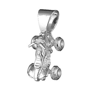 PENDENTIF QUAD ARGENT