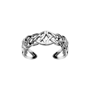 BAGUE DE DOIGT DE PIED ARGENT RHODIÉ MOTIF CELTIQUE