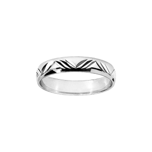 ALLIANCE DIAMANTEES 4MM ARGENT RHODIÉ