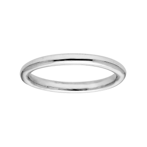 ALLIANCE ARGENT RHODIÉ FIL ROND MASSIF 2,5MM