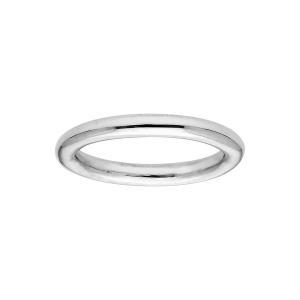 ALLIANCE ARGENT RHODIÉ FIL ROND MASSIF 3MM