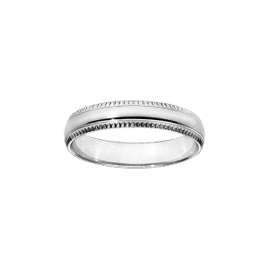 ALLIANCE DIAMANTEES 4MM ARGENT RHODIÉ