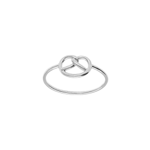 BAGUE ARGENT RHODIÉ INFINI