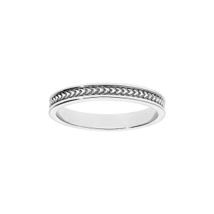 ALLIANCE ARGENT RHODIÉ 3MM