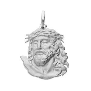 PENDENTIF ARGENT PLATINÉ CHRIST