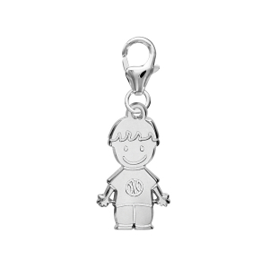 PENDENTIF CHARM'S GARCON ARGENT
