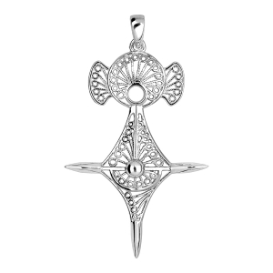 PENDENTIF ARGENT RHODIÉ CROIX DU SUD