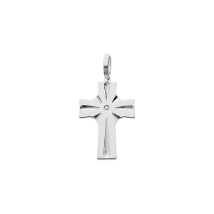 PENDENTIF ARGENT RHODIE CROIX