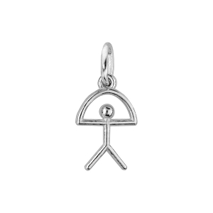 PENDENTIF ARGENT MASSIF RHODIÉ INDALO PETIT MODELE