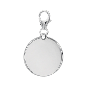 CHARM'S ARGENT ROND A GRAVER