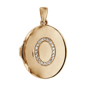 PENDENTIF CASSOLETTE OVALE 20MM ARGENT ET DORURE JAUNE AVEC OXYDES BLANCS SERTIS  (1 OU 2 PHOTOS DROITE ET GAUCHE)