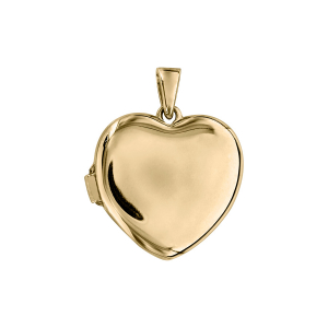 PENDENTIF CASSOLETTE COEUR 20MM ARGENT ET DORURE JAUNE VIERGE A GRAVER (1 OU 2 PHOTOS DROITE ET GAUCHE)