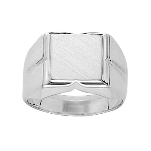 CHEVALIERE CARRÉE ARGENT