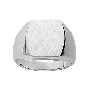 CHEVALIERE TONNEAU 16*14 ARGENT