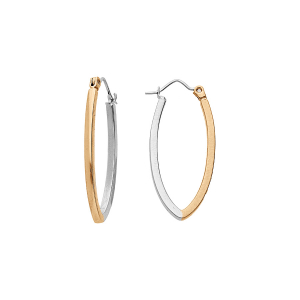 CRÉOLES ACIER PVD BICOLORE