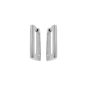 CRÉOLES ACIER CARRÉ 18MM