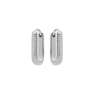 CRÉOLES ACIER ARTICULÉE RECTANGULAIRE 12X17MM