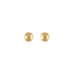 BOUCLES D'OREILLES TIGE ACIER DORÉ BOULE 7MM