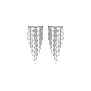 BOUCLES D'OREILLES TIGE ACIER DRAPÉ