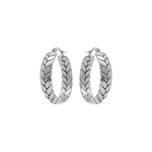 CRÉOLES ACIER MOTIF EPI  30MM