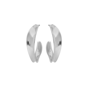 CRÉOLES ACIER INCURVÉE 40MM