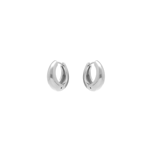 CRÉOLES ACIER ARTICULÉE 17MM CUBAINE