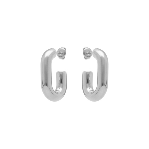 CRÉOLES TIGE ACIER TUBE RECTANGULAIRE 27MM