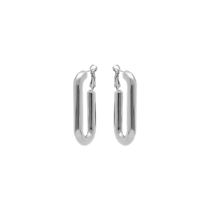 CRÉOLES TIGE ACIER TUBE RECTANGULAIRE 43MM