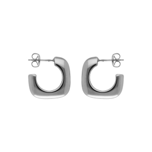 CRÉOLES ACIER CARRÉ 20X20MM