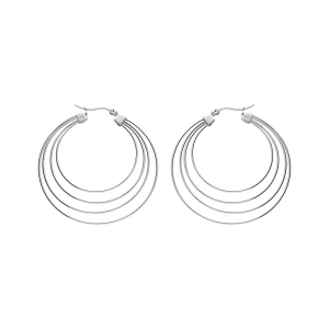 CRÉOLES ACIER 4 FILS GRAND MODELE 50mm