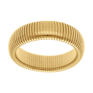 BRACELET ACIER DIAM INTERIEUR 60 MM RIGIDE ELASTIQUE LARGEUR 20MM