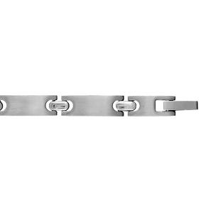 BRACELET JUNIOR TOUT ACIER 16CM REGLABLE
