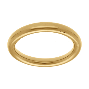 BRACELET ACIER DORÉ TUBE 10MM  65MM