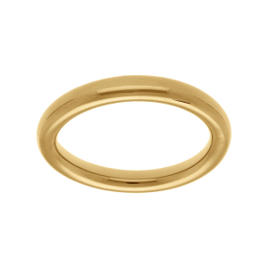 BRACELET ACIER DORÉ TUBE 10MM  62MM