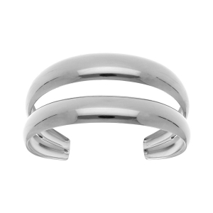BRACELET ACIER  DOUBLE RANG DIAM 60MM